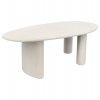 ΤΡΑΠΕΖΙ ΤΡΑΠΕΖΑΡΙΑΣ ΟΒΑΛ VOLPE HM6599.02 ΜΠΕΖ FIBER CEMENT 240x100x75Υεκ