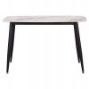 ΤΡΑΠΕΖΙ RAVEN HM9854.04 ΚΕΡΑΜΙΚΟ TOP ΜΕ ΟΨΗ ΜΑΡΜΑΡΟΥ τ.CALACATTA 120x70x73Υεκ.
