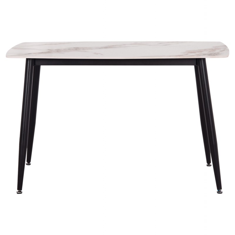 ΤΡΑΠΕΖΙ RAVEN HM9854.04 ΚΕΡΑΜΙΚΟ TOP ΜΕ ΟΨΗ ΜΑΡΜΑΡΟΥ τ.CALACATTA 120x70x73Υεκ.
