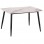 ΤΡΑΠΕΖΙ RAVEN HM9854.04 ΚΕΡΑΜΙΚΟ TOP ΜΕ ΟΨΗ ΜΑΡΜΑΡΟΥ τ.CALACATTA 120x70x73Υεκ.