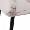 ΤΡΑΠΕΖΙ RAVEN HM9854.04 ΚΕΡΑΜΙΚΟ TOP ΜΕ ΟΨΗ ΜΑΡΜΑΡΟΥ τ.CALACATTA 120x70x73Υεκ.