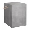ΣΚΑΜΠΟ ΤΕΤΡΑΓΩΝΟ ΜΕ ΧΕΡΟΥΛΙΑ ZAK HM6581.01 FIBER CEMENT ΣΕ ΓΚΡΙ 36x36x43Υεκ