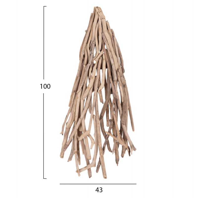 ΑΠΛΙΚΑ ΤΟΙΧΟΥ VEKNA HM4876 DRIFTWOOD ΣΕ ΦΥΣΙΚΟ 43x15(πάχος)x100Υεκ.[1xΕ27]