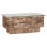 ΤΡΑΠΕΖΙ ΣΑΛΟΝΙΟΥ ΟΡΘΟΓΩΝΙΟ SPARROW HM18366 DRIFTWOOD--ΓΥΑΛΙ 105x45x47Υεκ.