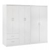 ΝΤΟΥΛΑΠΑ 6ΦΥΛΛΗ BLAKELY HM21235.05 ΜΕΛΑΜΙΝΗ ΧΡΩΜΑ ΛΕΥΚΟ 201x43x181Υεκ
