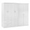ΝΤΟΥΛΑΠΑ 6ΦΥΛΛΗ BLAKELY HM21235.05 ΜΕΛΑΜΙΝΗ ΧΡΩΜΑ ΛΕΥΚΟ 201x43x181Υεκ