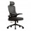 ΚΑΡΕΚΛΑ ΓΡΑΦΕΙΟΥ KESI HM1222.01 ΜΑΥΡO MESH & PP 52x50x122Υεκ.