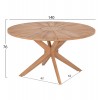ΣΕΤ ΤΡΑΠΕΖΑΡΙΑΣ ΕΞ.ΧΩΡΟΥ 5ΤΜΧ CORTEN HM10909 ΞΥΛΟ ΑΚΑΚΙΑΣ & ΣΧΟΙΝΙ--ΦΥΣΙΚΟ