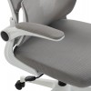 ΚΑΡΕΚΛΑ ΓΡΑΦΕΙΟΥ KESI HM1222.02 ΑΝΟΙΧΤΟ ΓΚΡΙ MESH--ΛΕΥΚΟ PP 52x50x122Υεκ.