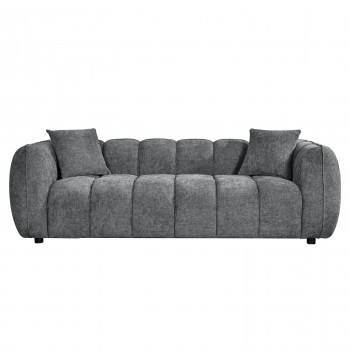 ΚΑΝΑΠΕΣ 3-ΘΕΣΙΟΣ LYKKE HM3323.01 ΓΚΡΙ ΥΦΑΣΜΑ 229x89x70Υεκ