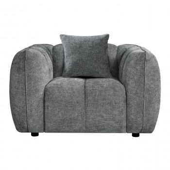 ΠΟΛΥΘΡΟΝΑ LYKKE HM3325.01 ΓΚΡΙ ΥΦΑΣΜΑ 119x89x70Υεκ