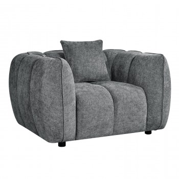 ΠΟΛΥΘΡΟΝΑ LYKKE HM3325.01 ΓΚΡΙ ΥΦΑΣΜΑ 119x89x70Υεκ