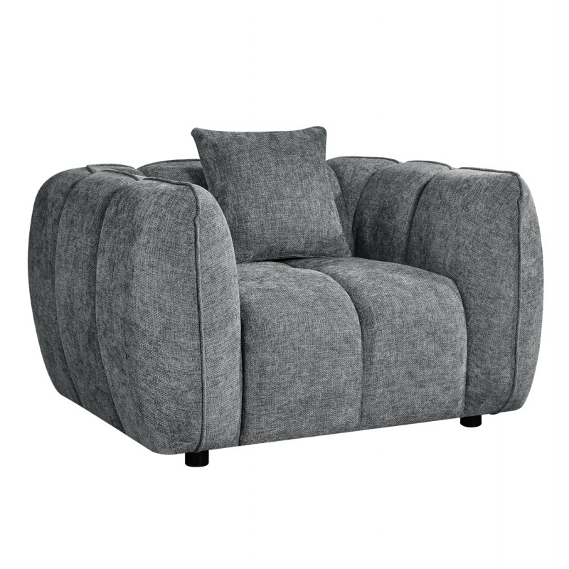 ΠΟΛΥΘΡΟΝΑ LYKKE HM3325.01 ΓΚΡΙ ΥΦΑΣΜΑ 119x89x70Υεκ