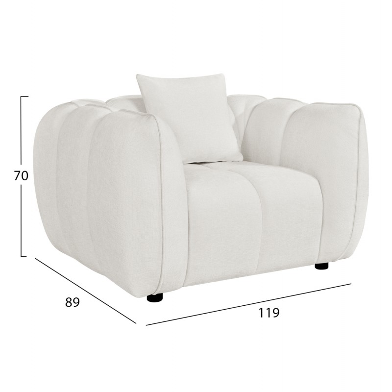 ΠΟΛΥΘΡΟΝΑ LYKKE HM3325.02 ΕΚΡΟΥ ΥΦΑΣΜΑ 119x89x70Υεκ