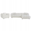 ΣΕΤ ΚΑΝΑΠΕΣ ΓΩΝΙΑ (ΔΕΞΙΑ)-ΠΟΛΥΘΡΟΝΑ LOUNGE LYKKE HM10820.02R ΕΚΡΟΥ ΥΦΑΣΜΑ