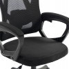 ΚΑΡΕΚΛΑ ΓΡΑΦΕΙΟΥ FRANTIC HM1224.01 ΜΑΥΡO MESH & ΠΟΛΥΠΡΟΠΥΛΕΝΙΟ 60x60x134Υεκ