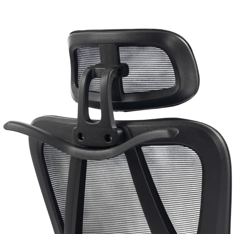 ΚΑΡΕΚΛΑ ΓΡΑΦΕΙΟΥ FRANTIC HM1224.01 ΜΑΥΡO MESH & ΠΟΛΥΠΡΟΠΥΛΕΝΙΟ 60x60x134Υεκ