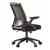 ΚΑΡΕΚΛΑ ΓΡΑΦΕΙΟΥ ZENITH HM1225.01 PP & MESH ΥΦΑΣΜΑ--ΜΑΥΡΟ 60x60x92-100Υεκ