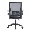 ΚΑΡΕΚΛΑ ΓΡΑΦΕΙΟΥ ZENITH HM1225.01 PP & MESH ΥΦΑΣΜΑ--ΜΑΥΡΟ 60x60x92-100Υεκ
