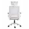 ΚΑΡΕΚΛΑ ΓΡΑΦΕΙΟΥ MATRON HM1226.02 ΛΕΥΚΟ PP--ΑΝΟΙΧΤΟ ΓΚΡΙ MESH 47x47x128Υεκ