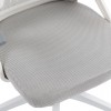 ΚΑΡΕΚΛΑ ΓΡΑΦΕΙΟΥ MATRON HM1226.02 ΛΕΥΚΟ PP--ΑΝΟΙΧΤΟ ΓΚΡΙ MESH 47x47x128Υεκ