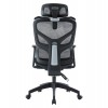 ΚΑΡΕΚΛΑ ΓΡΑΦΕΙΟΥ APEX HM1227.01 ΜΑΥΡO MESH & PP 68x68x120-130Υεκ