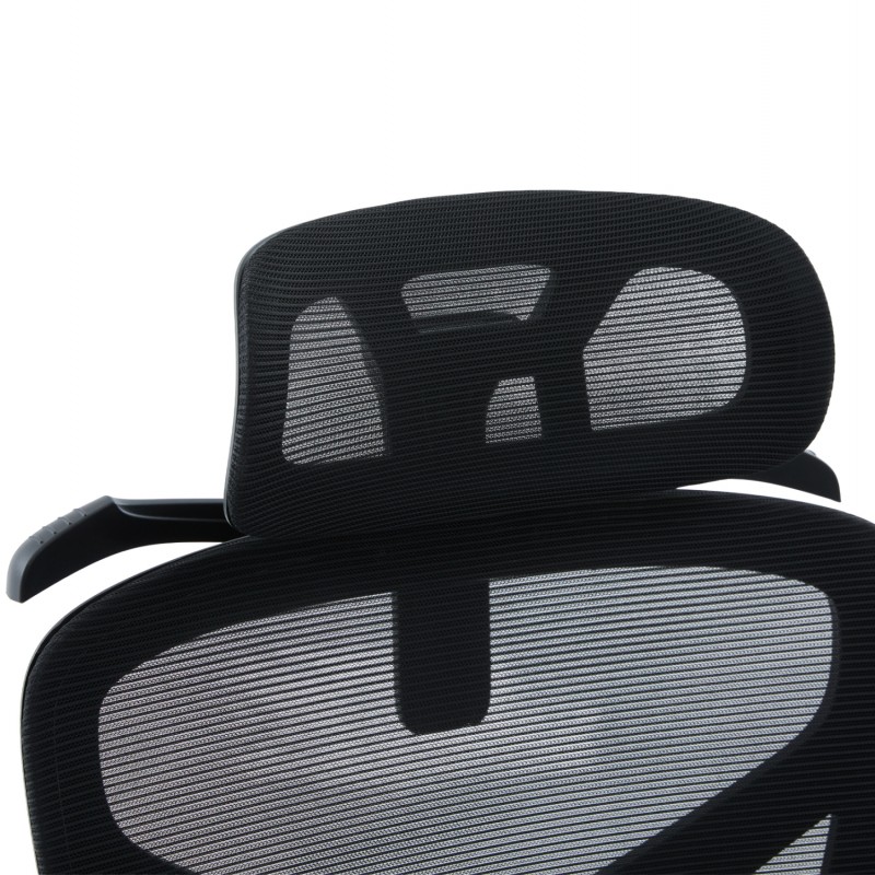 ΚΑΡΕΚΛΑ ΓΡΑΦΕΙΟΥ APEX HM1227.01 ΜΑΥΡO MESH & PP 68x68x120-130Υεκ