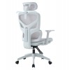 ΚΑΡΕΚΛΑ ΓΡΑΦΕΙΟΥ APEX HM1227.02 ΛΕΥΚΟ PP--ΑΝΟΙΧΤΟ ΓΚΡΙ MESH 68x68x120-130Υεκ