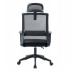 ΚΑΡΕΚΛΑ ΓΡΑΦΕΙΟΥ VELOCITY HM1229.01 ΜΑΥΡO MESH & PP 61x62x123Υεκ