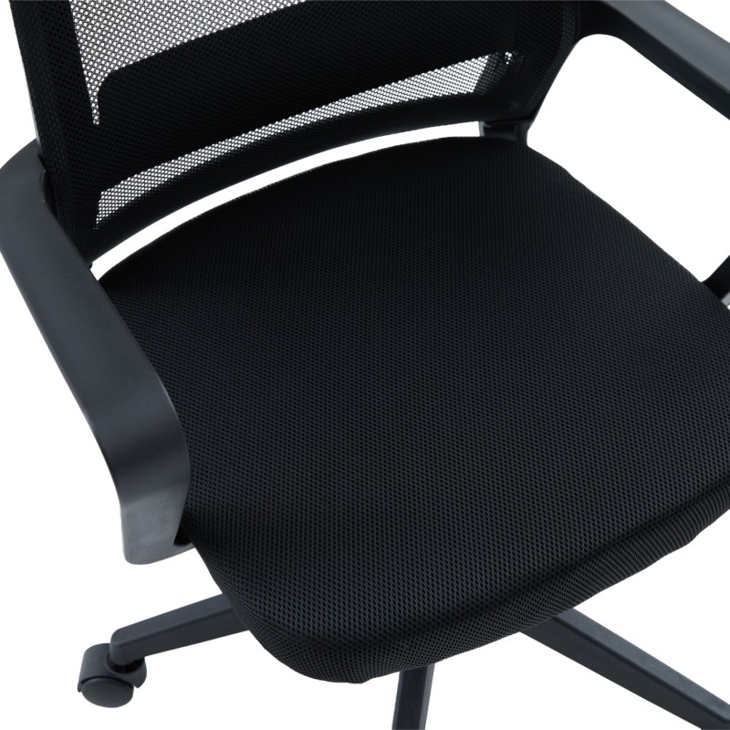 ΚΑΡΕΚΛΑ ΓΡΑΦΕΙΟΥ VELOCITY HM1229.01 ΜΑΥΡO MESH & PP 61x62x123Υεκ