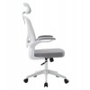 ΚΑΡΕΚΛΑ ΓΡΑΦΕΙΟΥ FLOATER HM1230.02 ΛΕΥΚΟ PP--ΑΝΟΙΧΤΟ ΓΚΡΙ MESH 62x62x106-116Υεκ
