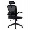 ΚΑΡΕΚΛΑ ΓΡΑΦΕΙΟΥ FLOATER HM1230.01 ΜΑΥΡO MESH & PP 62x62x106-116Υεκ