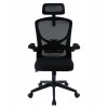 ΚΑΡΕΚΛΑ ΓΡΑΦΕΙΟΥ FLOATER HM1230.01 ΜΑΥΡO MESH & PP 62x62x106-116Υεκ