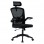 ΚΑΡΕΚΛΑ ΓΡΑΦΕΙΟΥ FLOATER HM1230.01 ΜΑΥΡO MESH & PP 62x62x106-116Υεκ