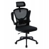 ΚΑΡΕΚΛΑ ΓΡΑΦΕΙΟΥ FLOATER HM1230.01 ΜΑΥΡO MESH & PP 62x62x106-116Υεκ