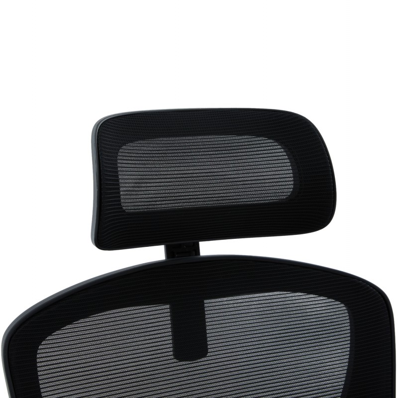 ΚΑΡΕΚΛΑ ΓΡΑΦΕΙΟΥ FLOATER HM1230.01 ΜΑΥΡO MESH & PP 62x62x106-116Υεκ