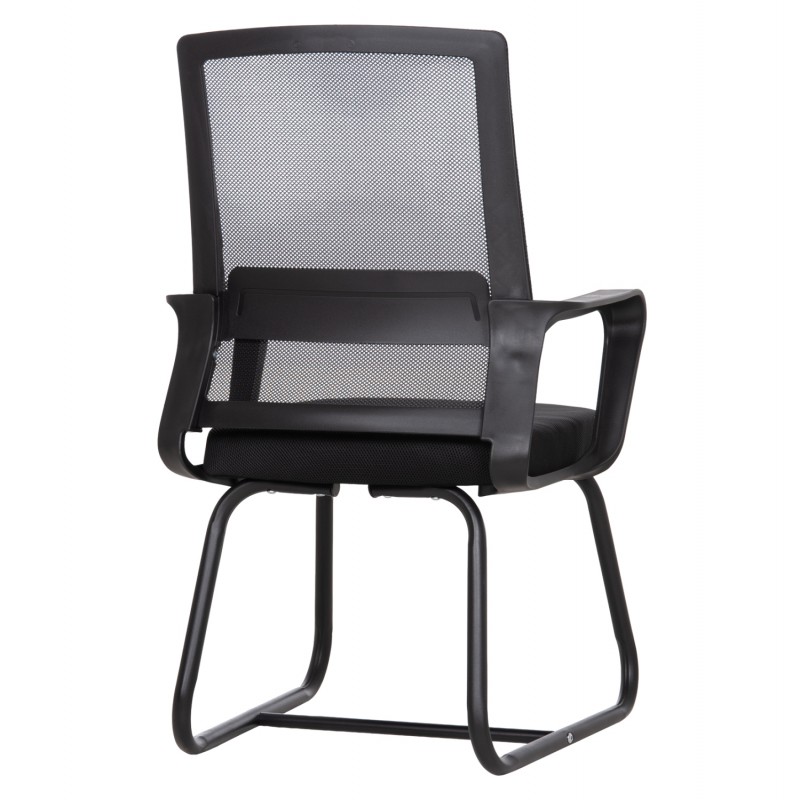 ΚΑΡΕΚΛΑ ΕΠΙΣΚΕΠΤΗ CASTER HM1228.01 PP--MESH--ΜΕΤΑΛΛΟ ΜΑΥΡΟ 46x52x94Υεκ