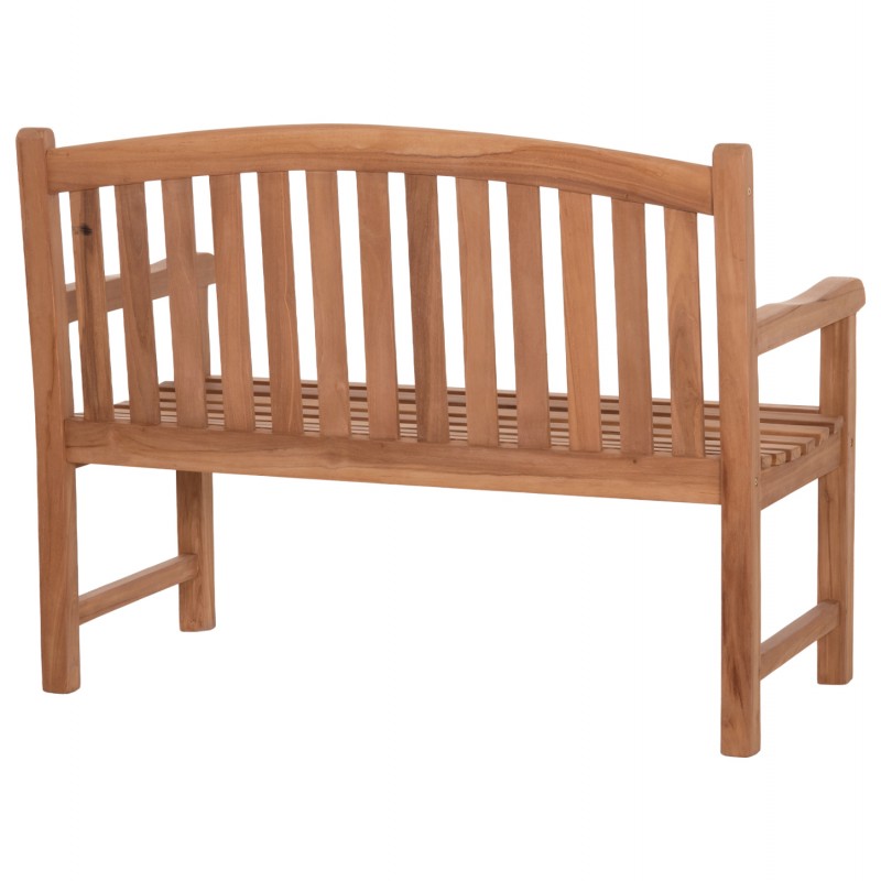 ΠΑΓΚΑΚΙ ΚΗΠΟΥ 2ΘΕΣΙΟ ELENA HM6651 ΞΥΛΟ TEAK--ΦΥΣΙΚΟ 120x60x95Υεκ.