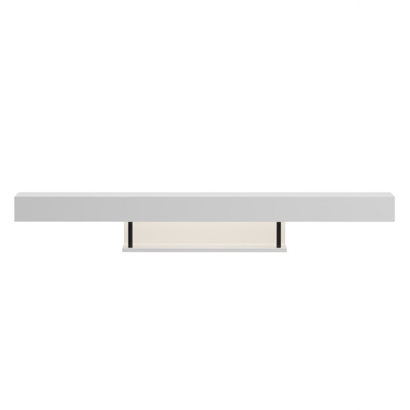 ΕΠΙΠΛΟ ΤΗΛΕΟΡΑΣΗΣ ΤΟΙΧΟΥ ME LED SAVOR HM18381.02 ΜΕΛΑΜΙΝΗ ΛΕΥΚΗ 150x29,5x22Υεκ