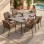 ΣΕΤ ΤΡΑΠΕΖΑΡΙΑΣ 7ΤΜΧ STAD HM10863.01 ΓΚΡΙ ΑΛΟΥΜΙΝΙΟ-SINTERED STONE TOP-OLEFIN