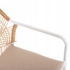 ΣΕΤ ΤΡΑΠΕΖΑΡΙΑΣ 7ΤΜΧ OFER HM21005.03 ΚΑΡΕΚΛΕΣ ΑΛΟΥΜ. & ΜΕΤΑΛ.ΤΡΑΠΕΖΙ 150x90εκ--ΛΕΥΚΟ