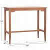 ΣΕΤ ΤΡΑΠΕΖΙ ΜΕ 4 ΣΚΑΜΠΟ ΜΠΑΡ NIKOL HM10916 ΞΥΛΟ TEAK ΣΕ ΦΥΣΙΚΟ ΧΡΩΜΑ