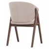 ΚΑΡΕΚΛΑ HANA HM9746.11 RUBBERWOOD ΣΕ ΜΑΥΡΟ ΧΡΩΜΑ-ΓΚΡΙ ΥΦΑΣΜΑ 55,5x60x85Yεκ.