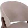 ΚΑΡΕΚΛΑ HANA HM9746.11 RUBBERWOOD ΣΕ ΜΑΥΡΟ ΧΡΩΜΑ-ΓΚΡΙ ΥΦΑΣΜΑ 55,5x60x85Yεκ.