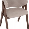 ΚΑΡΕΚΛΑ HANA HM9746.11 RUBBERWOOD ΣΕ ΜΑΥΡΟ ΧΡΩΜΑ-ΓΚΡΙ ΥΦΑΣΜΑ 55,5x60x85Yεκ.