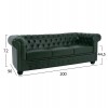 ΣΕΤ ΣΑΛΟΝΙ 3ΤΜΧ MOBAR HM10912.08 PU ΔΕΡΜΑ Τ.CHESTERFIELD ΚΥΠΑΡΙΣΣΙ