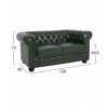 ΣΕΤ ΣΑΛΟΝΙ 3ΤΜΧ MOBAR HM10912.08 PU ΔΕΡΜΑ Τ.CHESTERFIELD ΚΥΠΑΡΙΣΣΙ
