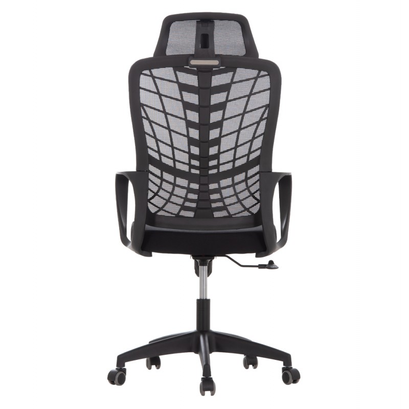 ΚΑΡΕΚΛΑ ΓΡΑΦΕΙΟΥ ELVAR HM1219.01 ΜΑΥΡO MESH--ΒΑΣΗ ΠΟΛΥΠΡΟΠΥΛΕΝΙΟΥ 63x56x125Υεκ