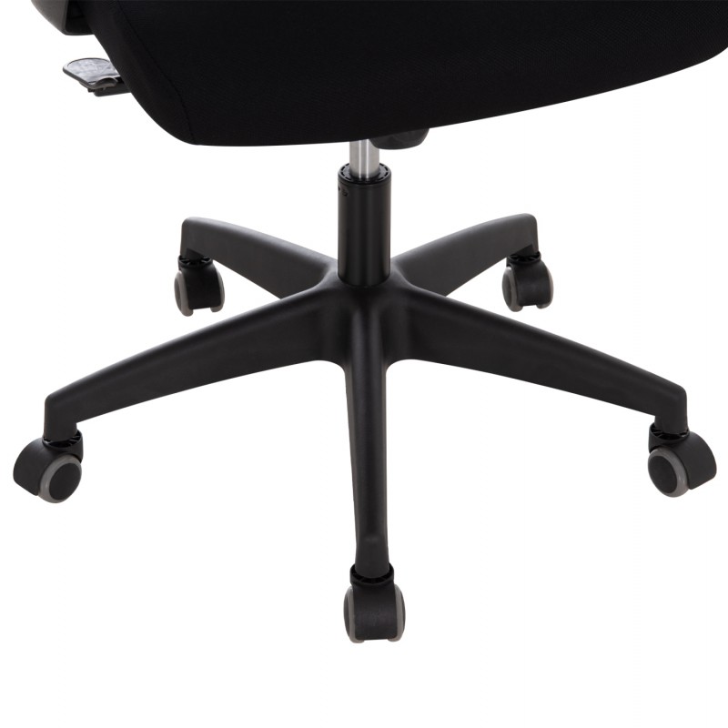 ΚΑΡΕΚΛΑ ΓΡΑΦΕΙΟΥ ELVAR HM1219.01 ΜΑΥΡO MESH--ΒΑΣΗ ΠΟΛΥΠΡΟΠΥΛΕΝΙΟΥ 63x56x125Υεκ