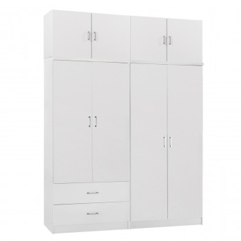 ΝΤΟΥΛΑΠΑ 4-ΦΥΛΛΗ ΜΕ ΠΑΤΑΡΙ & ΣΥΡΤΑΡΙΑ JENNA HM11355.05 ΜΕΛΑΜΙΝΗ ΣΕ ΛΕΥΚΟ 160x43x240Υεκ